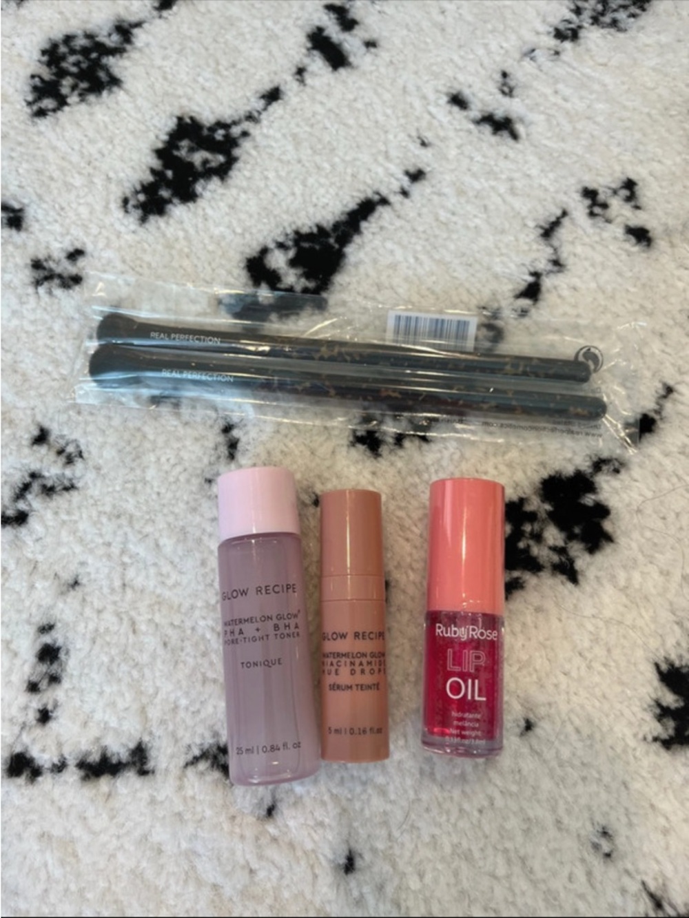 Watermelon themed skincare and makeup bundle